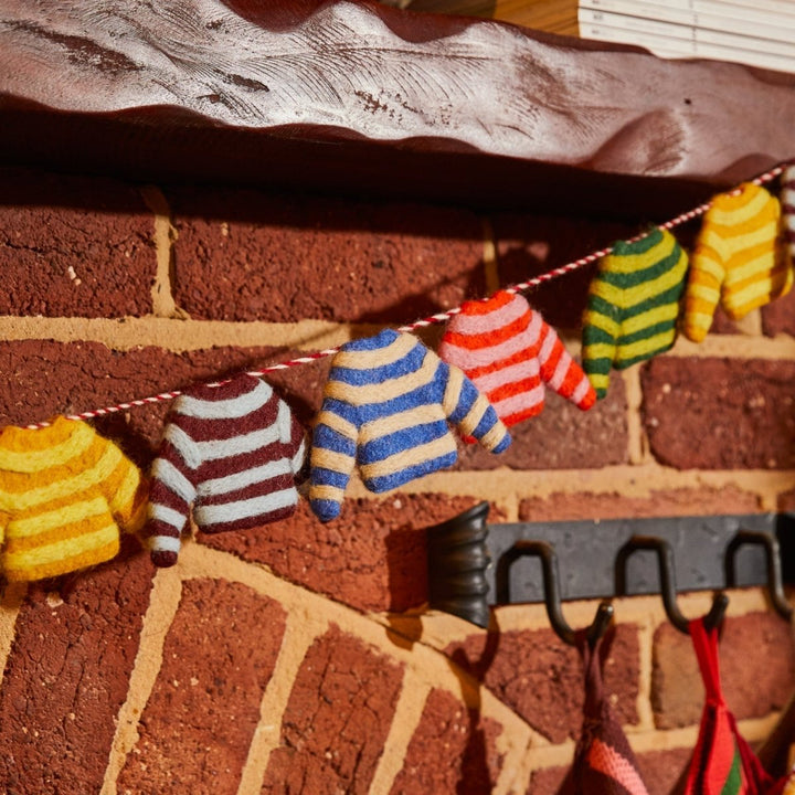 Cosetta Felt Bunting Sage & Clare