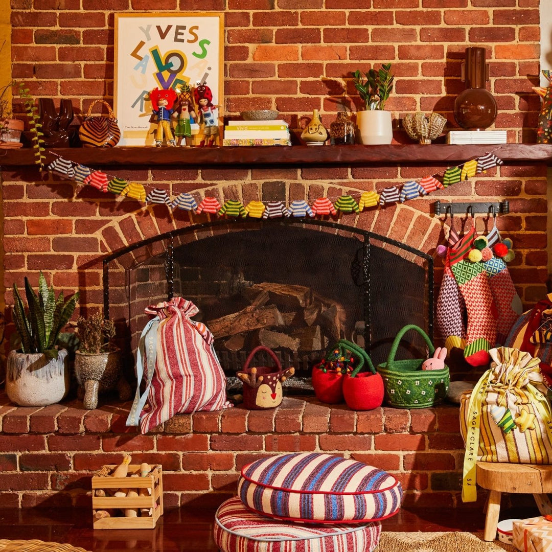 Cosetta Felt Bunting Sage & Clare