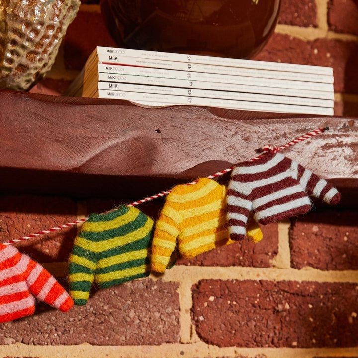 Cosetta Felt Bunting Sage & Clare