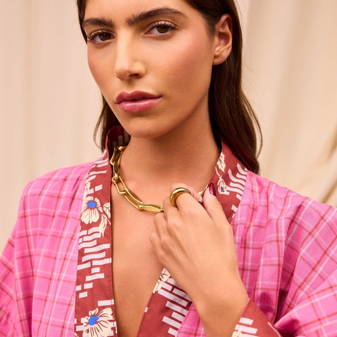 Cosmin Cotton Robe Robes Sage &amp; Clare
