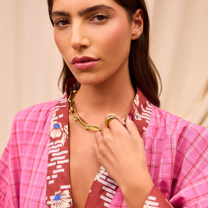 Cosmin Cotton Robe Robes Sage &amp; Clare