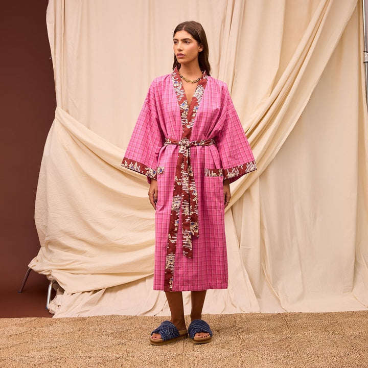 Cosmin Cotton Robe Robes Sage &amp; Clare
