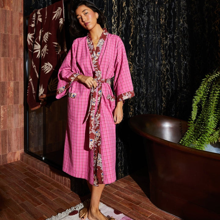 Cosmin Cotton Robe Robes Sage &amp; Clare