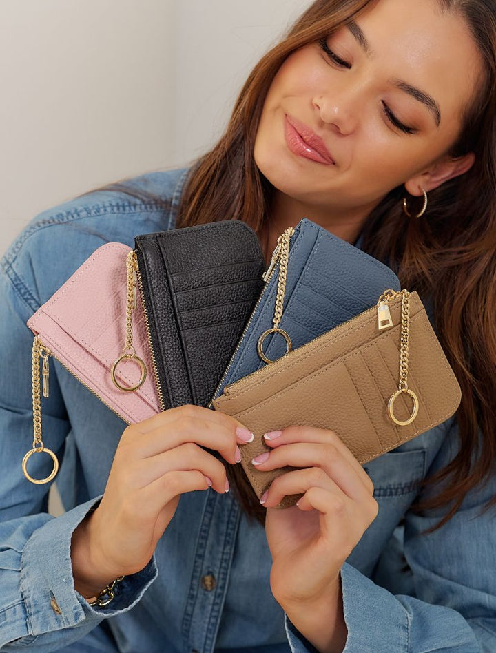 Courtney Card Wallet - Navy wallet zjoosh