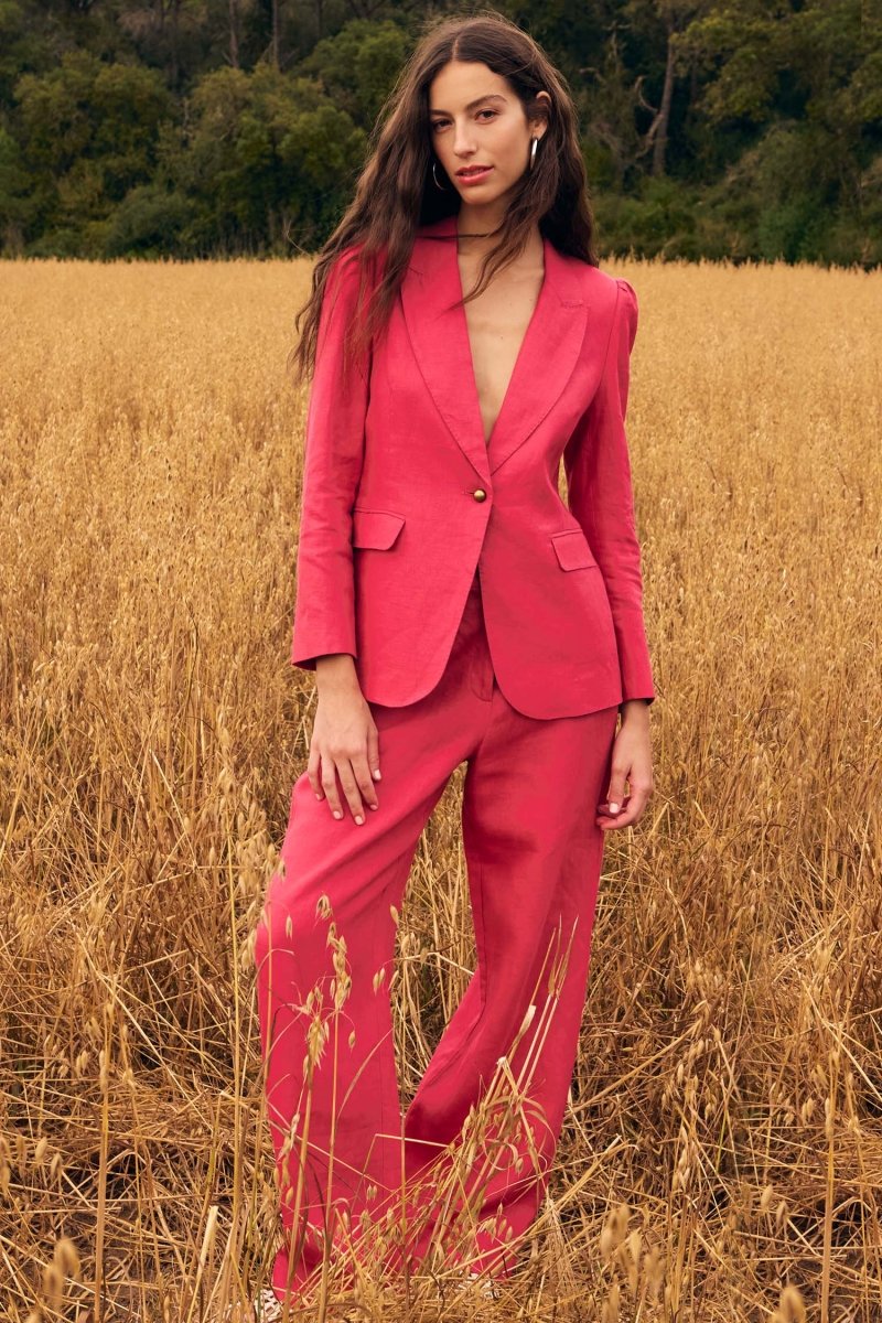 crest jacket - rhubarb Zoe Kratzmann