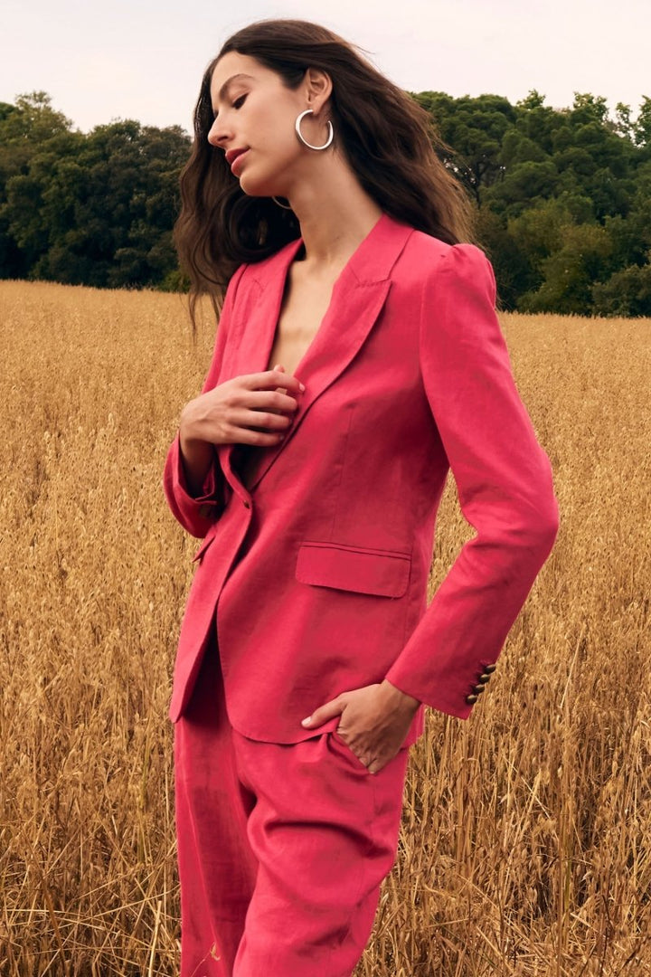 crest jacket - rhubarb Zoe Kratzmann