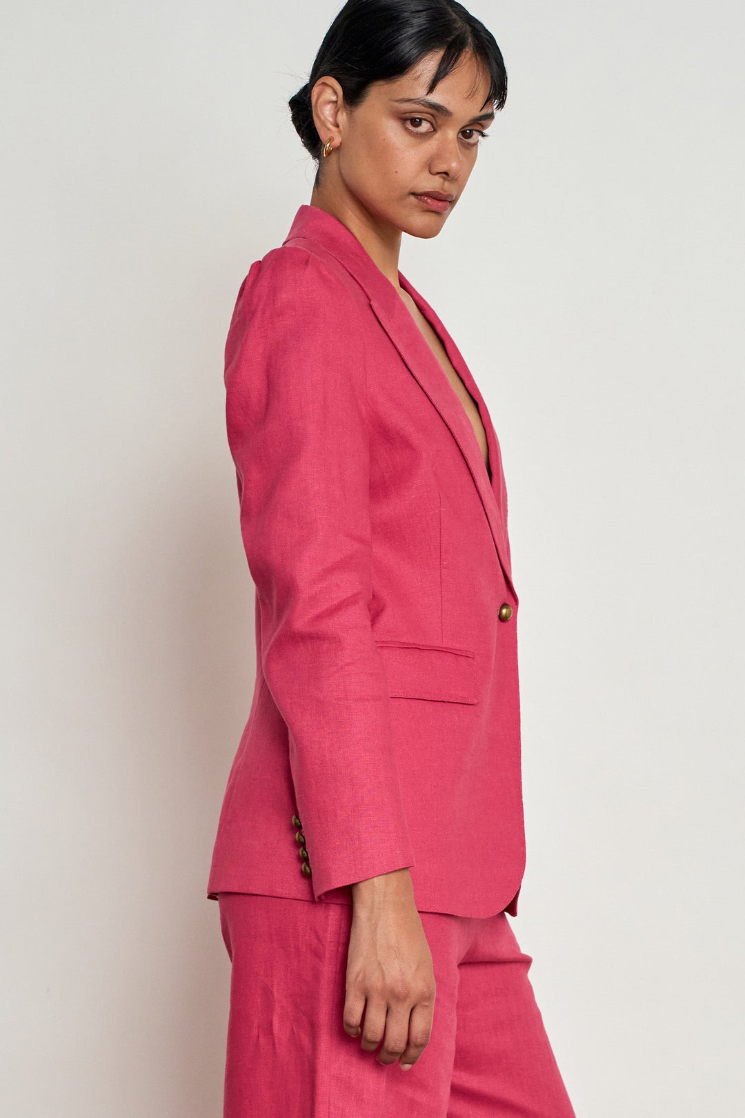 crest jacket - rhubarb Zoe Kratzmann