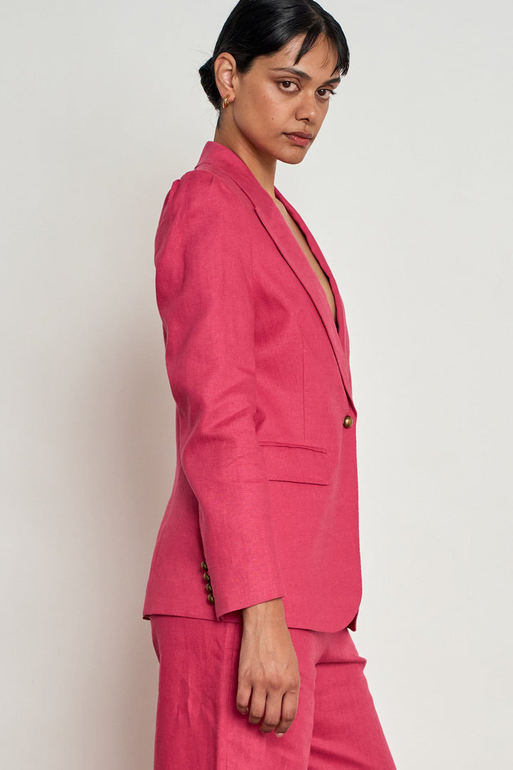 crest jacket - rhubarb Zoe Kratzmann