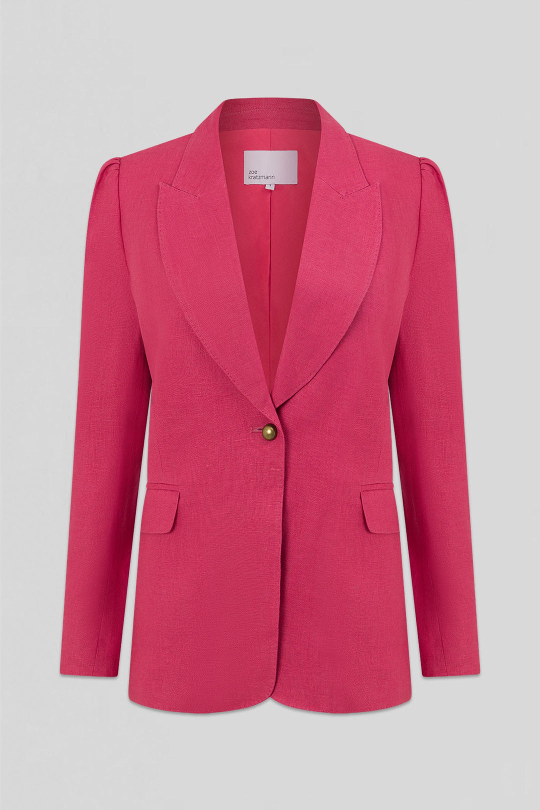 crest jacket - rhubarb Zoe Kratzmann