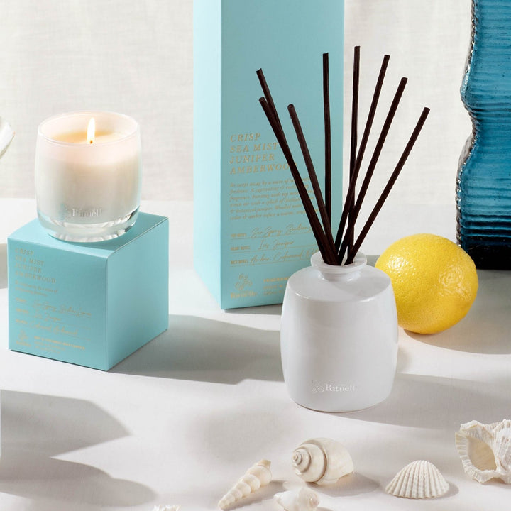 Crisp Sea Mist, Juniper, Amberwood<br>Fragrance Diffuser Set | 220ml - Stanleyandstone