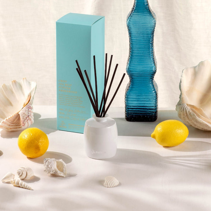 Crisp Sea Mist, Juniper, Amberwood<br>Fragrance Diffuser Set | 220ml - Stanleyandstone