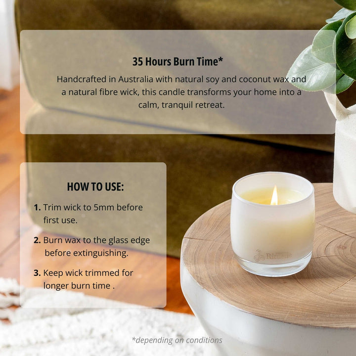 Crisp Sea Mist, Juniper, Amberwood<br>Scented Soy Candle | 140gm - Stanleyandstone