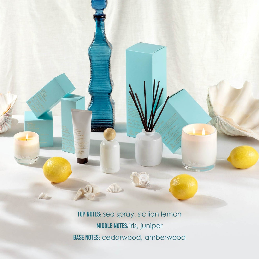 Crisp Sea Mist, Juniper, Amberwood<br>Scented Soy Candle | 400gm - Stanleyandstone