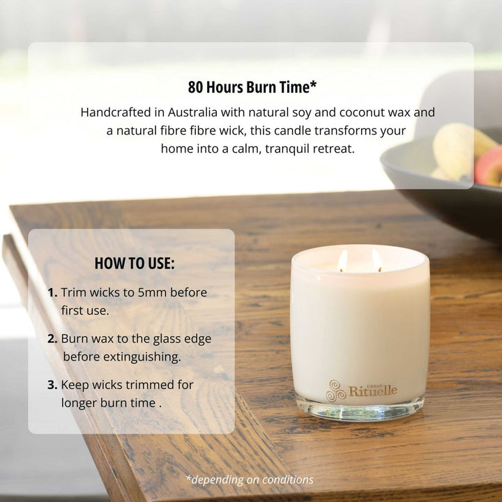 Crisp Sea Mist, Juniper, Amberwood<br>Scented Soy Candle | 400gm - Stanleyandstone