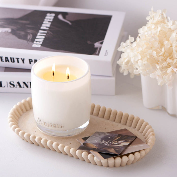 Crisp Sea Mist, Juniper, Amberwood<br>Scented Soy Candle | 400gm - Stanleyandstone