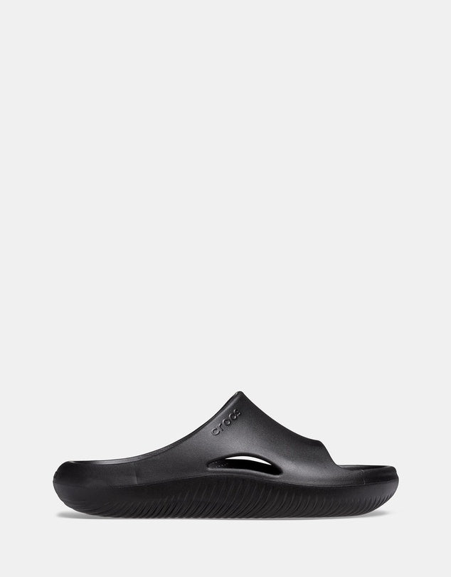 Croc Mellow Recovery Slides - Black croc Crocs