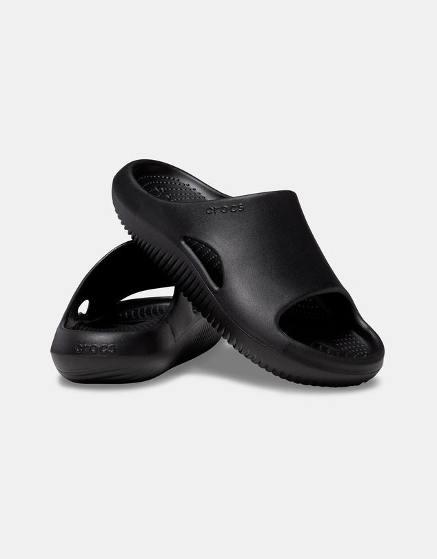Croc Mellow Recovery Slides - Black croc Crocs