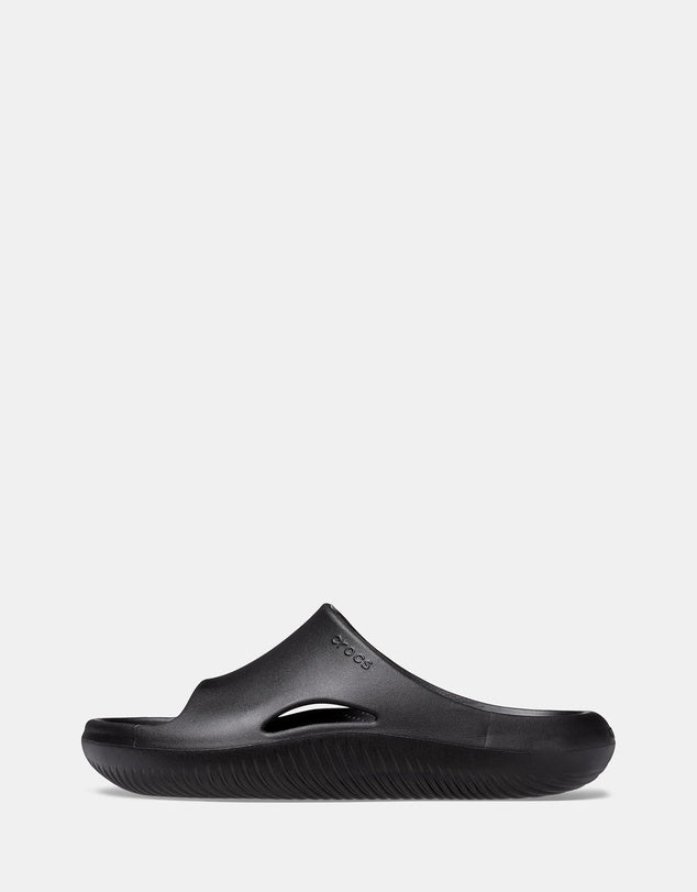 Croc Mellow Recovery Slides - Black croc Crocs