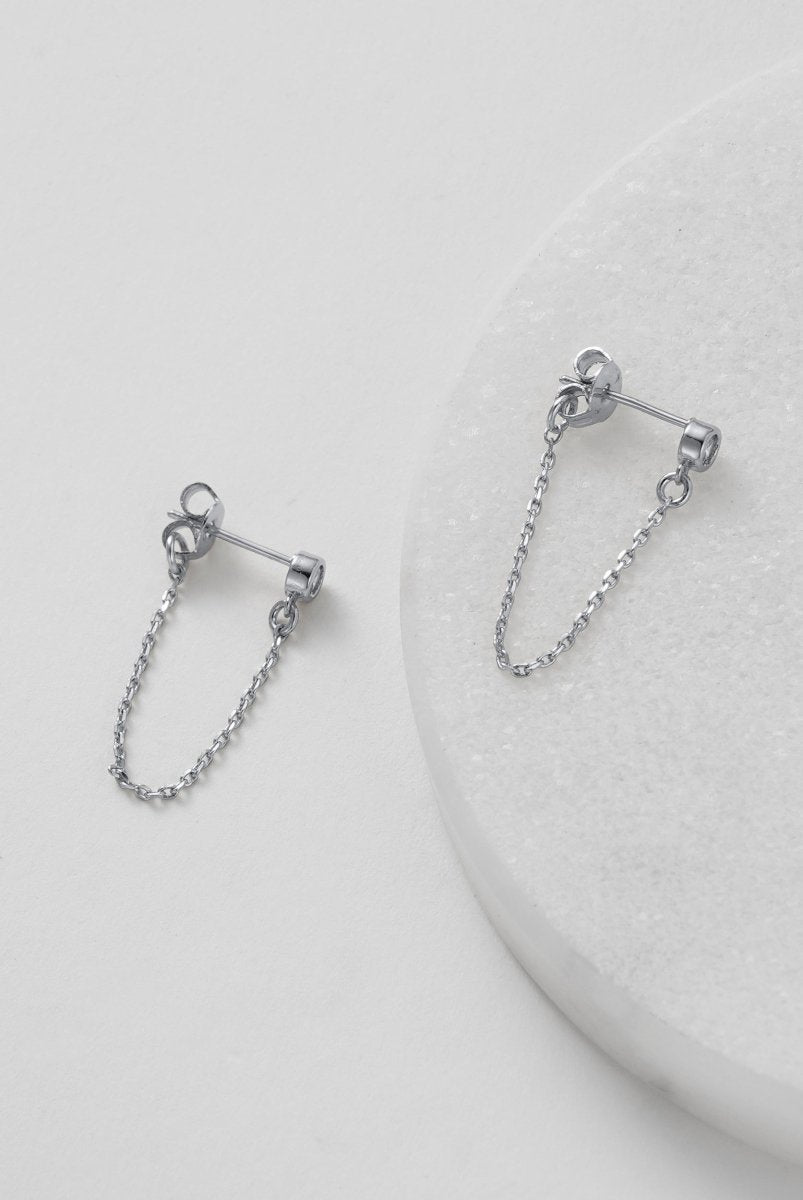 Crystal Chain Wrap Earring Earrings Zafino Jewellery