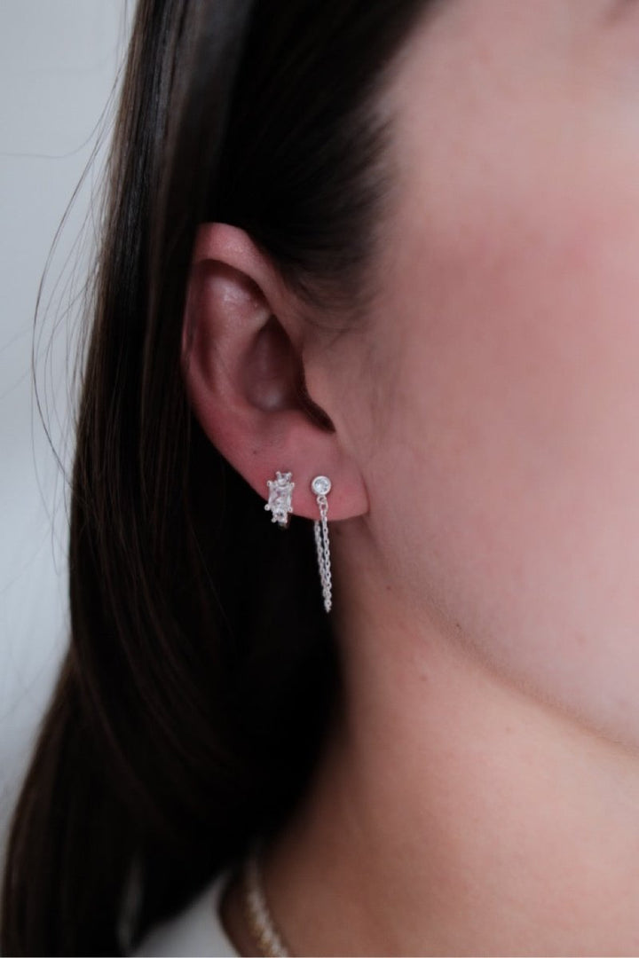 Crystal Chain Wrap Earring Earrings Zafino Jewellery
