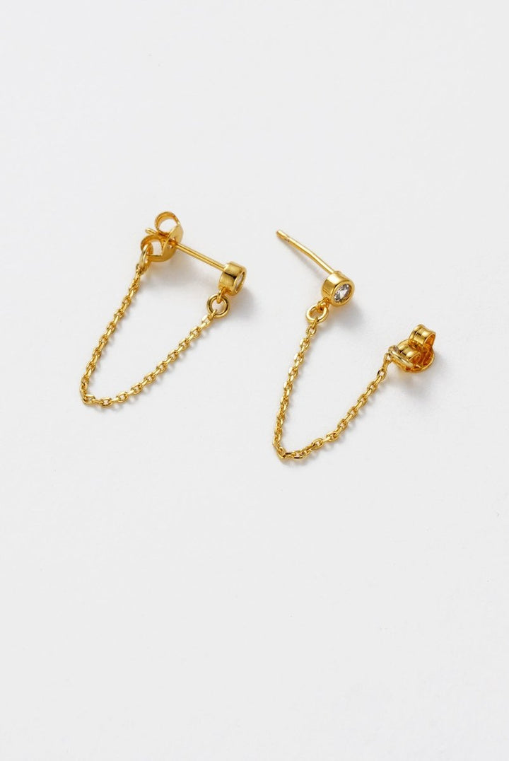 Crystal Chain Wrap Earring Earrings Zafino Jewellery