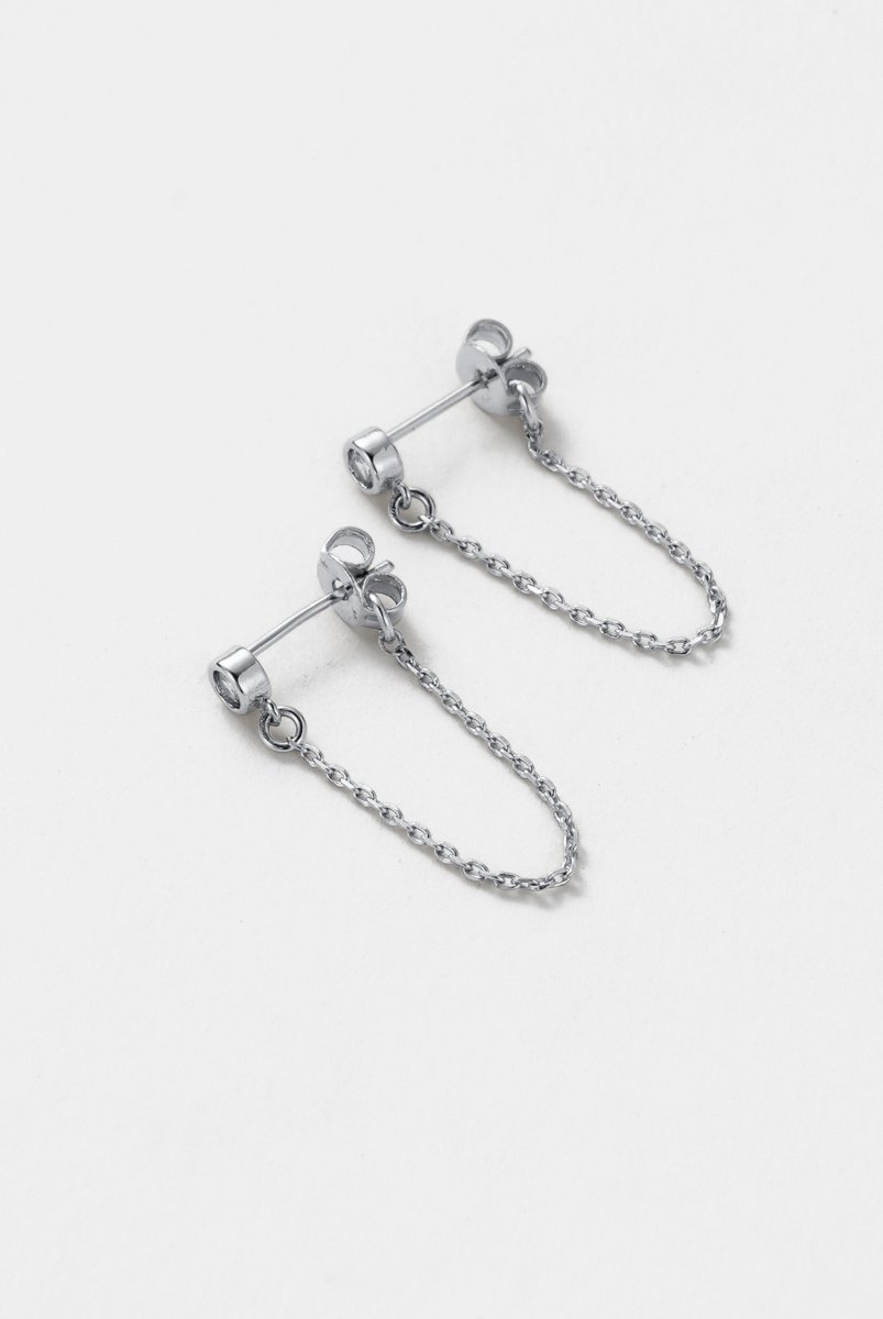 Crystal Chain Wrap Earring Earrings Zafino Jewellery