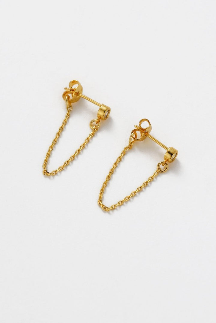 Crystal Chain Wrap Earring Earrings Zafino Jewellery