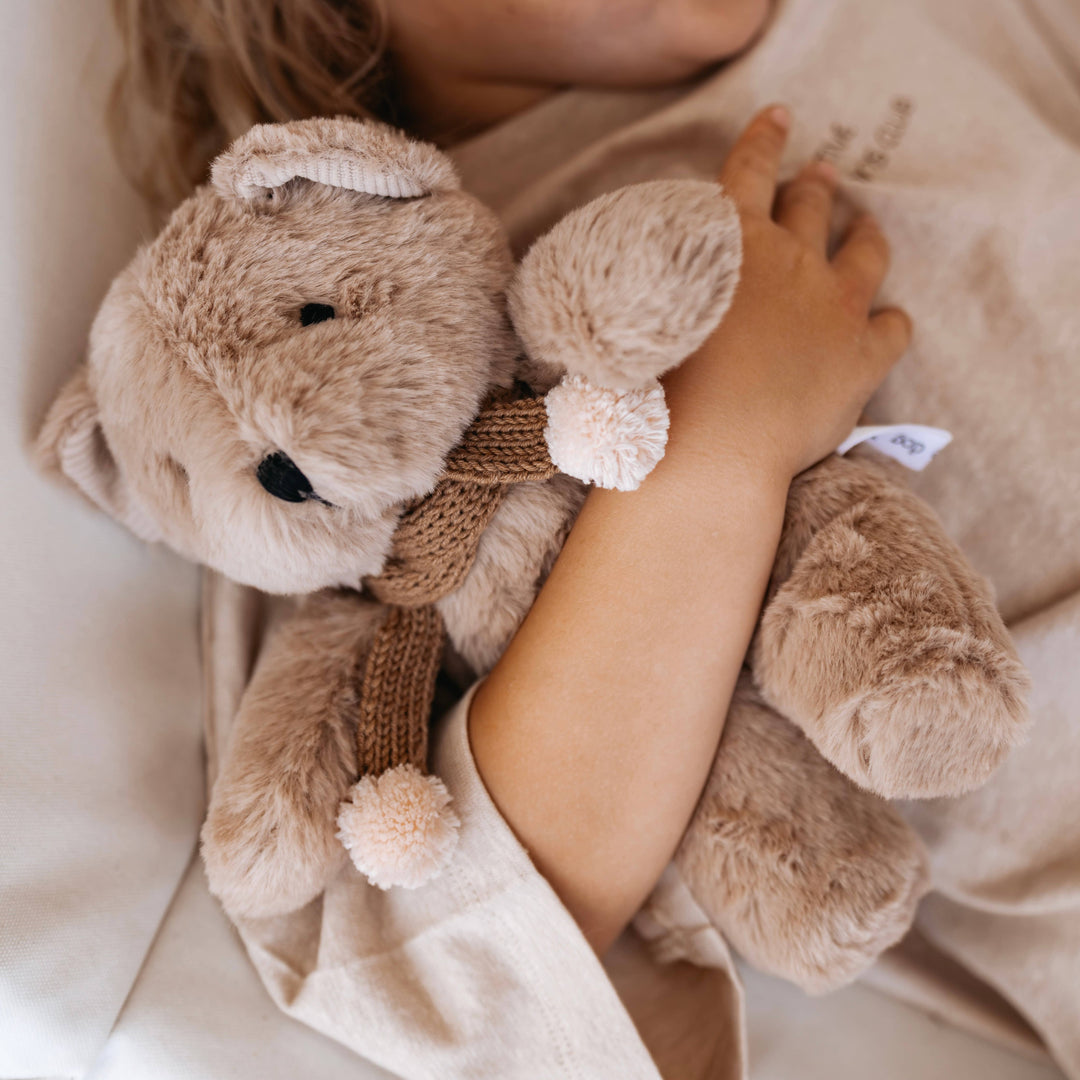 Prudence Bear - medium | soft toy and the little dog laughed