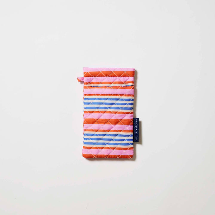 Double Glasses Case – Capri Stripe Bag Project Ten