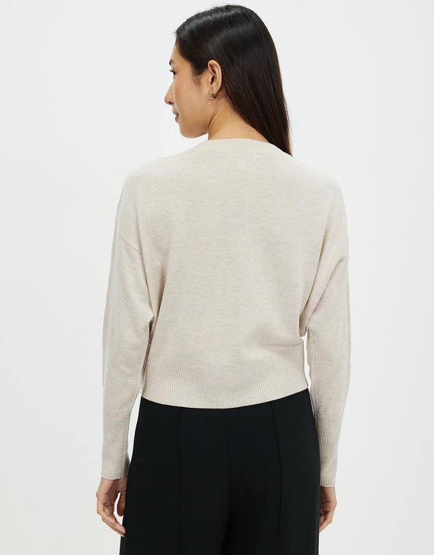 Dacey Cardigan - Mink cardigan White by FTL