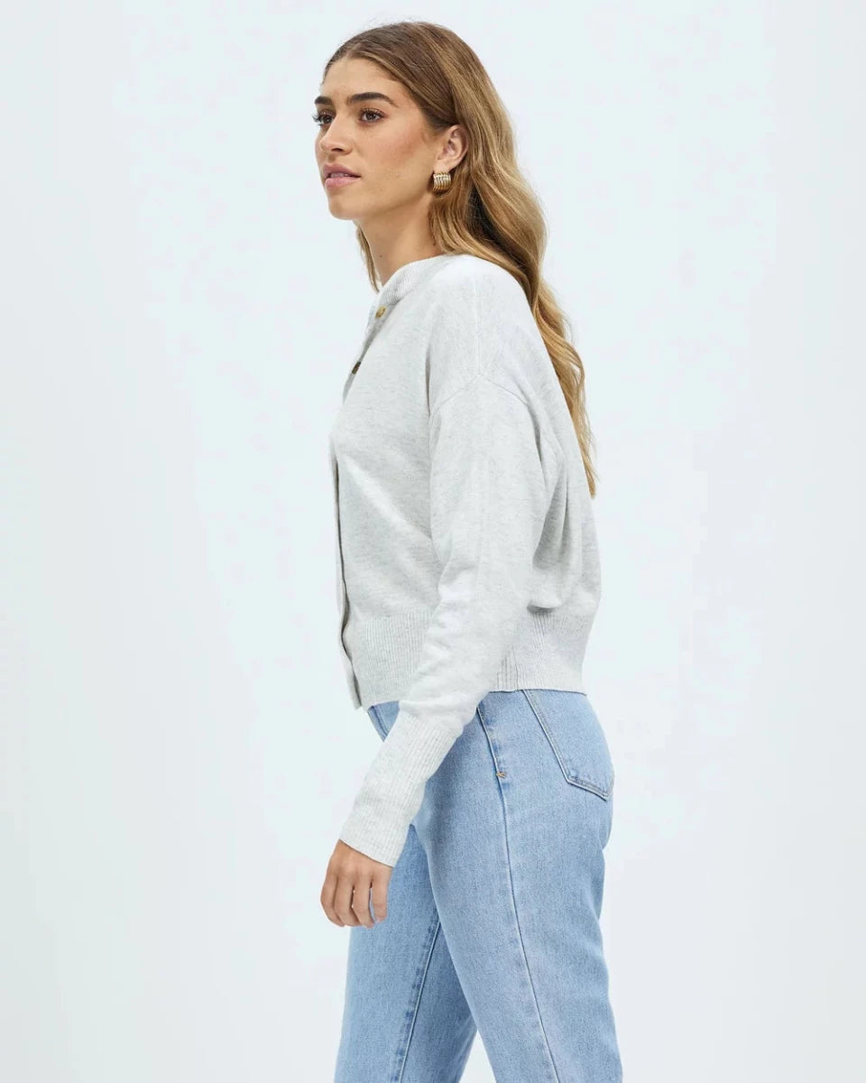 Dacey Cardigan - Winter Marle cardigan White by FTL