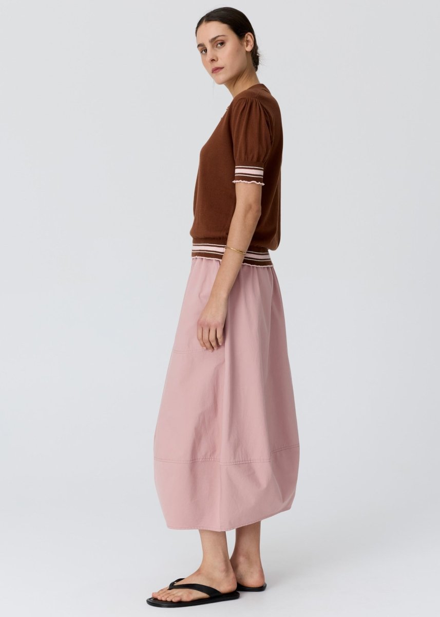 Dahlia Knit Polo - Stanleyandstone