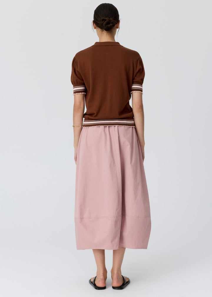 Dahlia Knit Polo - Stanleyandstone
