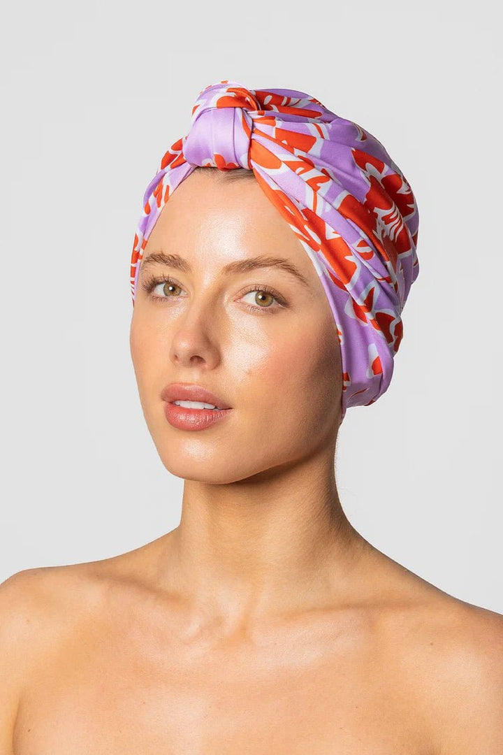 Dahlia Shower Cap - multiple colours Louvelle Australia Hibiscus - Big Hair