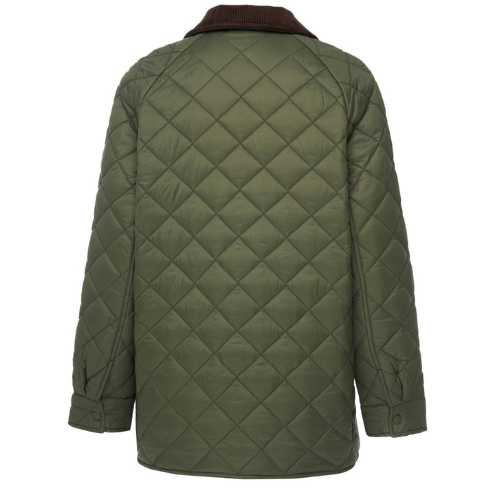 Daisy Quilted Jacket - Olive Green Coats &amp; Jackets Moke Apparel
