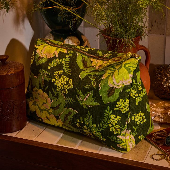 Sierra Cosmetic Bag Sage &amp; Clare