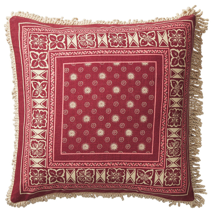 Odessa Reversible Cushion - Poppy Sage &amp; Clare