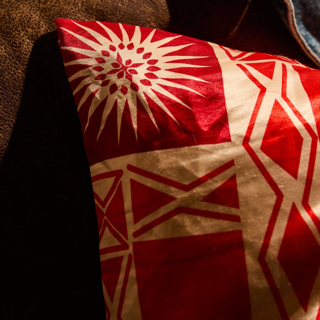 Cleo Cushion - Poppy Sage &amp; Clare