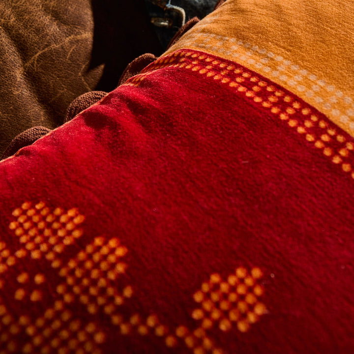 Bonny Reversible Velvet Cushion - Sienna Sage x Clare