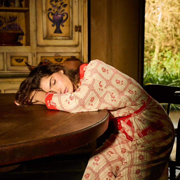 Bonny Cotton Robe - Poppy