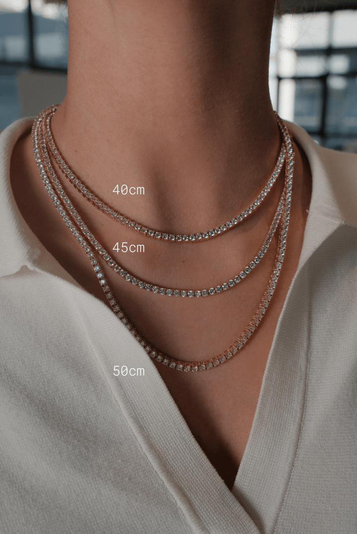 Dani Tennis Necklace Necklaces Zafino Jewellery