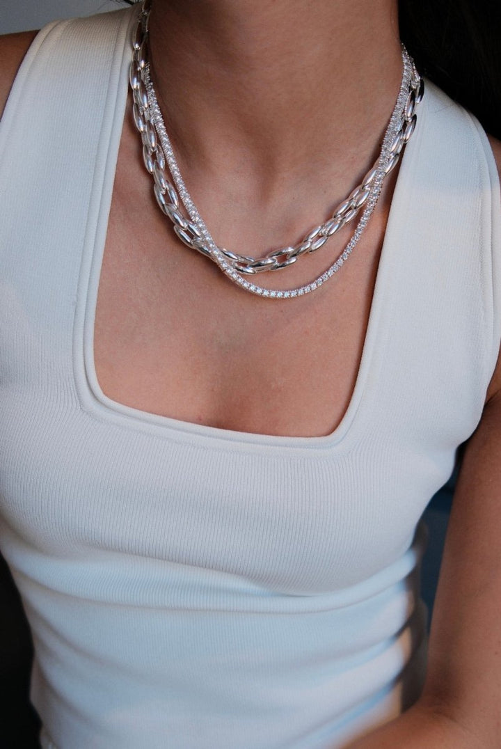 Dani Tennis Necklace Necklaces Zafino Jewellery