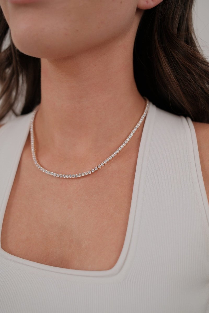 Dani Tennis Necklace Necklaces Zafino Jewellery