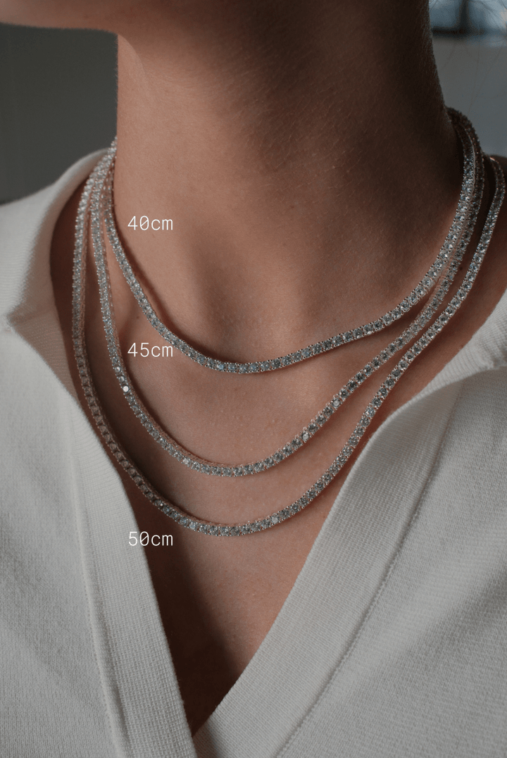 Dani Tennis Necklace Necklaces Zafino Jewellery