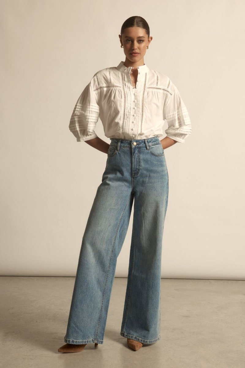 Daydream top - PORCELAIN blouse Zoe Kratzmann