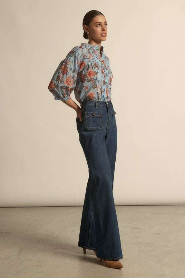 Daydream top - Twilight Bloom Blouse Zoe Kratzmann