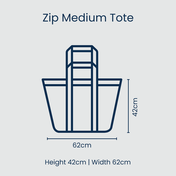 Zip Medium Tote – Toile Project Ten Pty Ltd