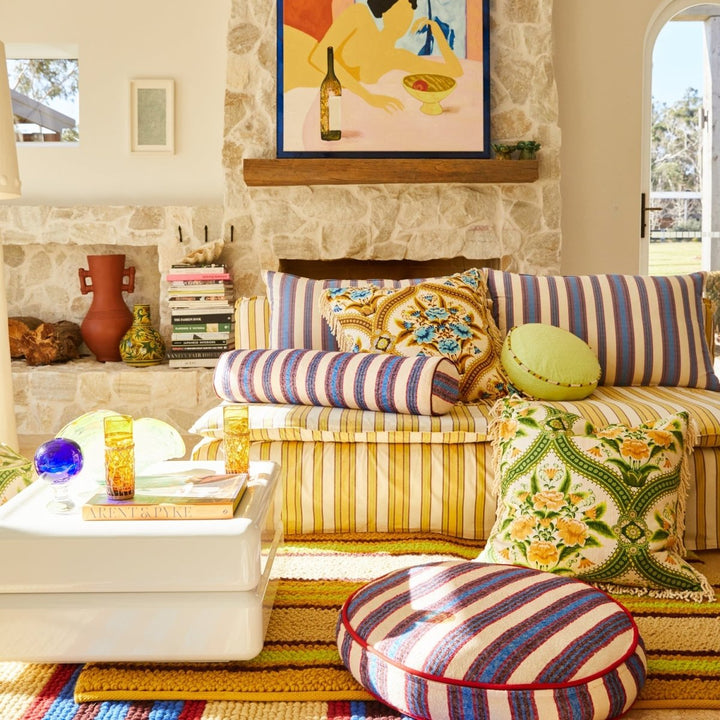 Delana Round Cushion - Zest - Stanleyandstone