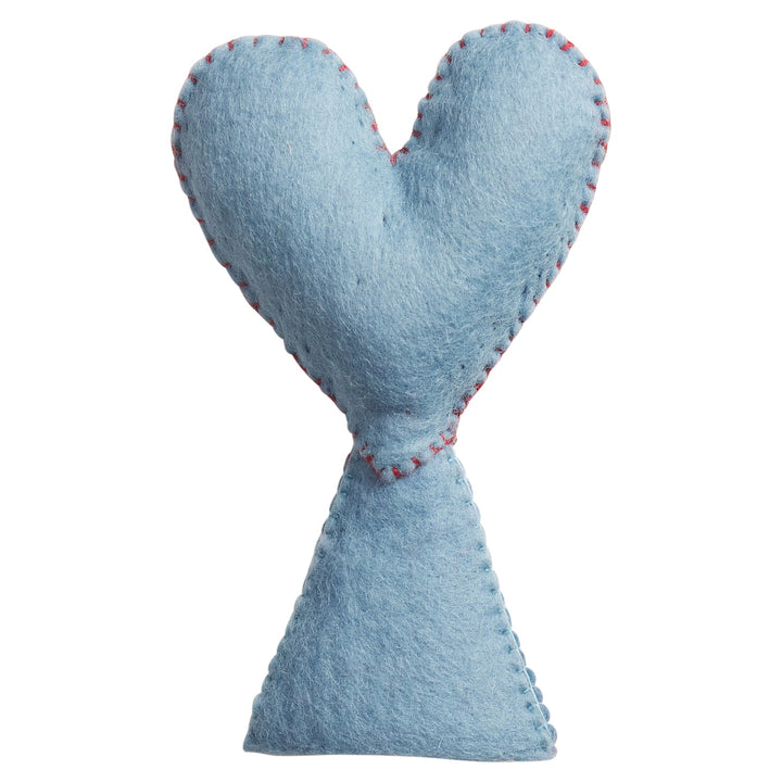 Delilah Felt Heart Tree Topper christmas decoration Sage &amp; Clare