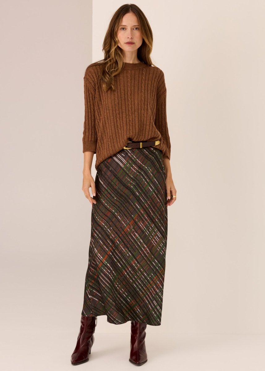 Della Bias Skirt - Della Print skirt POL